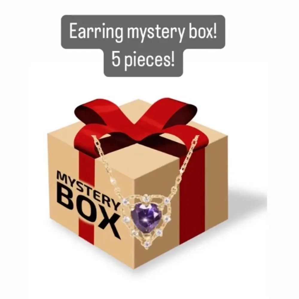 5 Pc NEW earring mystery box all brand new earrings 5 pairs
